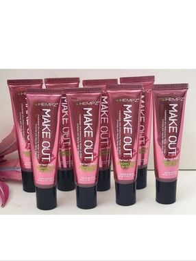 8 Pk HEMPZ MAKE OUT Perfect Pout Lip Gloss 0.44 oz PASSION FRUIT